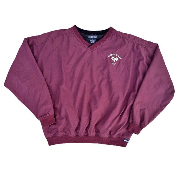 Vintage 90’s Cornell College Golf Windbreaker Pullover - Picture 1 of 6